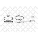 216 002-SX, 216 002-SX_=205 02=FDB408 !колодки дисковые з.\ Ford Sierra 1.6-2.3D ...