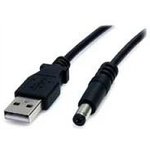 Gembird/Cablexpert CC-USB-AMP35-6, Кабель USB 2.0 Pro , AM/DC 3,5мм (для хабов) ...