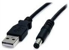 Фото 1/4 Gembird/Cablexpert CC-USB-AMP35-6, Кабель USB 2.0 Pro , AM/DC 3,5мм (для хабов), 1.8м, экран, черный, пакет