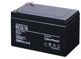 Фото 1/7 Батарея SS CyberPower Standart series RC 12-15 / 12V 15 Ah