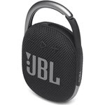 Колонка порт. JBL Clip 4 черный 5W 1.0 BT 15м 500mAh (JBLCLIP4BLK)