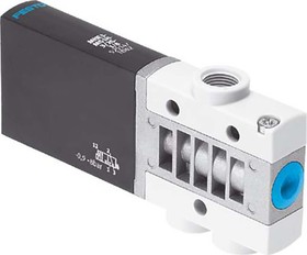 MHE3-MS1H-3/2O-1/8, 3/2 Open, Monostable Pneumatic Solenoid/Pilot-Operated Control Valve - Electrical MHE3 Series, 525167