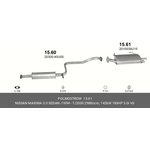 1561, Rear muffler