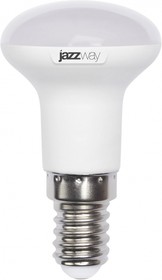 Фото 1/2 Jazzway Лампа светодиодная (LED) с отражателем d39мм E14 120° 5Вт 220-240В матовая нейтральная холодно-белая 5000К