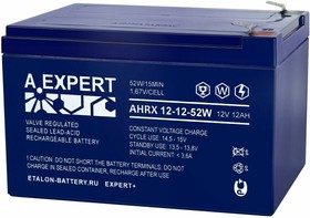Аккумуляторная батарея Etalon Battery A.EXPERT AHRX 12-12-52W