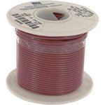 1857 RD005, 1857 Series Red 0.75 mm² Hook Up Wire, 18 AWG, 7/0.40 mm, 30m ...