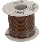 1857-BR005, Hook-up Wire 18AWG 1.73mm Tinned Copper- Brown - 600V Spool - 30.48m ...