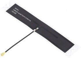 Фото 1/4 146185-0050 T-Bar Multi-Band Antenna with IPEX, UFL Connector, 2G (GSM/GPRS), 3G (UTMS), 4G (LTE)