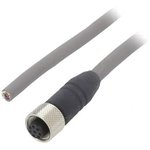 AR0800112 SL358, Соединительный кабель; M12; PIN: 8; прямой; 5м; вилка; 36ВAC; 2,2А