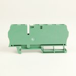 1492-L6T-G 1492 Series DIN Rail Terminal Block White, 6 mm², Spring Clamp, IECEx/ATEX