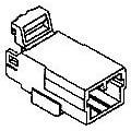 1-174928-1, Automotive Connectors 070 MLC W-W CAP HSG 3P F/A