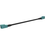 095FJZFJZSG-012, RF Cable Assemblies FAKRA Straight Jack -58 Cable, 12 inches