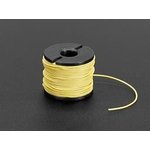 3167, Adafruit Accessories Silicone Cover Stranded-Core Wire - 50ft 30AWG Yellow