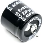 B43231C5187M000, Aluminum Electrolytic Capacitors - Snap In 450VDC 180uF 20% ...