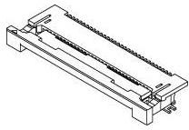 Фото 1/2 54132-3462, FFC & FPC Connectors 0.5 FPC Hsg AssyBtmW /AuPlt34CktEmbsTpPkg