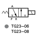 TG23-06 AC220V пневмораспределитель 1/8"