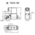 TG23-06 AC220V пневмораспределитель 1/8"