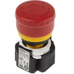 XA1E-BV302-R, Emergency Stop Switches / E-Stop Switches 16mm Emergency-Stop
