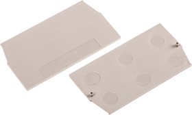 1068300000, Weidmuller W Series End Plate for Use with Terminal Block