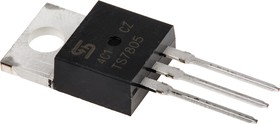 Фото 1/3 TS7805CZ COG, TS7805CZ COG, 1 Linear Voltage, Voltage Regulator 2.2A, 5 V 3-Pin, TO-220