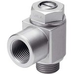 GRLA-1/4-B, GRLA Series Exhaust Valve, 1/4 in Female Inlet Port x 1/4 in Male Outlet Port, 151172