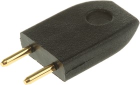 D3086-98, Circuit Board Hardware - PCB SHORTING LINK PLUG BLACK INSULATED
