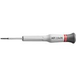 AEF.1.2X35, Slotted Precision Screwdriver, 1.2 mm Tip, 35 mm Blade, 117 mm Overall