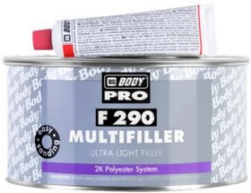 2901300001, Шпатлевка Body PRO F290 Ultra Light Multifiller Biege (1л) (отвердитель в комплекте)