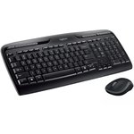 Комплект клавиатура и мышь Logitech Комплект беспроводной Logitech Wireless Combo MK330 |920-003995| клавиатура черная, мультимедийная, |920