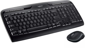 Фото 1/10 Комплект клавиатура и мышь беспроводной Logitech Wireless Combo MK330 |920-003995| клавиатура черная, мультимедийная, |920-003995| 117 клави