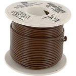 1858/19 BR005, 1858 Series Brown 1.3 mm² Hook Up Wire, 16 AWG, 19/0.29 mm, 30m ...