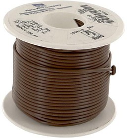 Фото 1/4 1858/19 BR005, 1858 Series Brown 1.3 mm² Hook Up Wire, 16 AWG, 19/0.29 mm, 30m, PVC Insulation