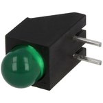 L-1503CB/1LGD, L-1503CB/1LGD, Green Right Angle PCB LED Indicator, Through Hole 2.5 V