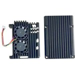 RA787 Корпус ACD Metal Aluminum Case with Four-line Double Fans for Raspberry Pi 5