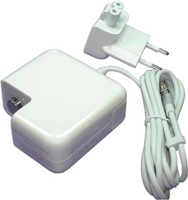 Фото 1/2 Блок питания (сетевой адаптер) для ноутбуков Apple 14.5V 3.1A 45W MagSafe L-shape REPLACEMENT