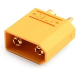 XT90H-M, Power plug DC XT90 "male" solder wire Color yellow