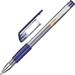 Ручка гелевая неавтомат. Attache Gelios-010 синий стерж, 0,5мм,манж