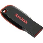 Флеш-память SanDisk Cruzer Blade, 32Gb, USB 2.0, ч/крас, SDCZ50-032G-B35