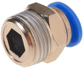 RFSPC1204, Фитинг RF-SPC12-04 для пластиковых трубок 12мм с наружной резьбой 1/2" ROCKFORCE /1