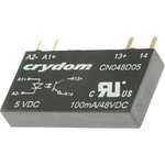 CN048D05, CN Series Solid State Relay, 0.1 A Load, PCB Mount, 48 V dc Load ...