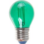 LED-G45-5W/GREEN/E27 GLA02GR Лампа светодиодная. Форма шар. UL-00002988