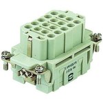 09320183101, Heavy Duty Power Connectors HAN EE 18P F CRIMP ORDER CONTACTS SEP