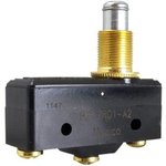 BZ-2RQ1M-A2, Micro Switch BZ, 15A, 1CO, 3.62N, Overtravel Plunger