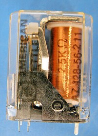 AZ428-56-6L, General purpose relay – Miniature – 48 VDC - 2500 ohm – Polycarbonate - DPDT - Unsealed - PC terminals