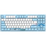 Клавиатура механическая проводная Dareu A87L Swallow (голубой, серия "ласточка"), 87 клавиш, подключение USB - TypeC, раскладка ENG/RUS