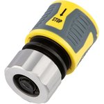 62-0305-F, Коннектор для шланга, быстросъемный 1/2" с аквастопом ...