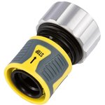 62-0307-F, Коннектор для шланга, быстросъемный 3/4" с аквастопом ...
