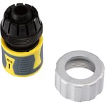 62-0307-F, Коннектор для шланга, быстросъемный 3/4" с аквастопом ...