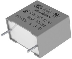 R463F222000N0K, Конденсатор Безопасности, Metallized PP, Radial Box - 2 Pin, 0.022 мкФ, ± 10%, X2