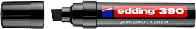 Фото 1/7 Перманентный маркер, клиновидный наконечник, 4-12 мм Черный, E-390#1